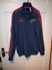 Munster Rugby Adidas Rugby Tracksuit Jersey Top Training Size L 34/36