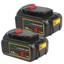 2xFor DEWALT 18V Li-Ion 6Ah