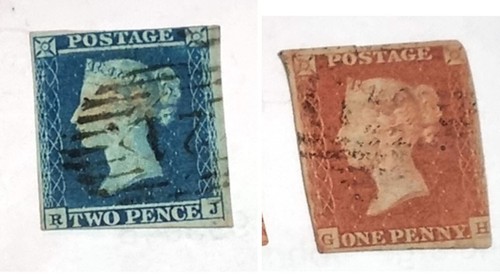 Penny blue and - , 1p