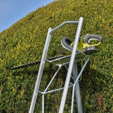 Hendon Platform Tripod Ladders One Leg Adjustable with Wide Platform Step and Sa