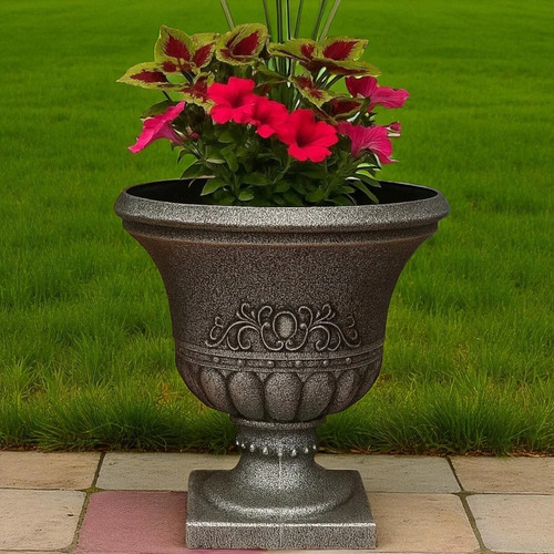 Classic black urn planter - classic,