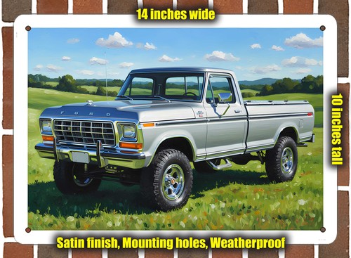 Metal sign 1979 ford f150 - 1979,