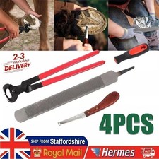 Farriers Tools Horse Rasp Hoof Nipper Cutter Trimming Professional Grooming Set