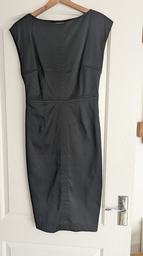 Zara basic black midi dress - midi,
