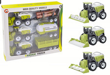 3-Piece Tractor Toy Set – Realistic Farm Vehicles for Kids – Durable Farm Toy