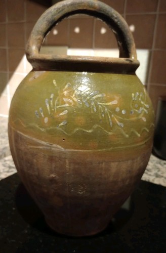 Rustic pottery vase - pottery,