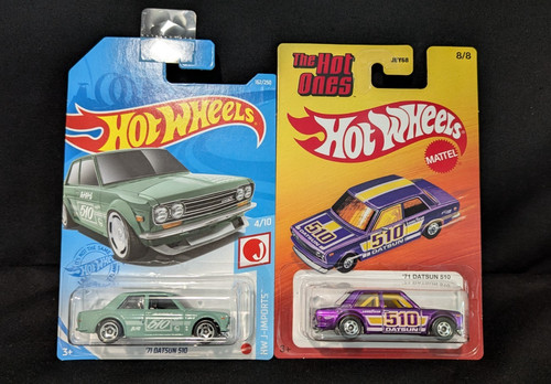 Hot wheels pair 71 datsun - '71,