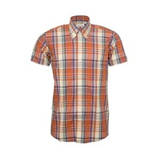 Relco Mens Burnt Orange Check