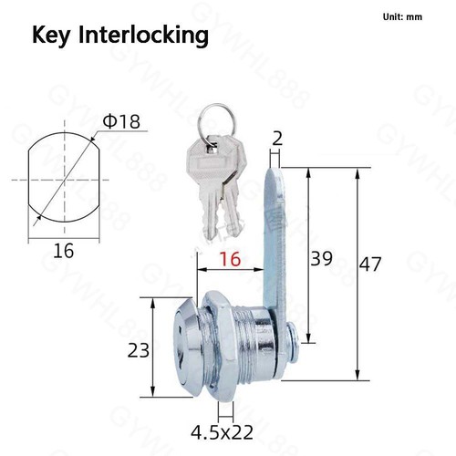 Cam lock cupboard mailbox - cam,