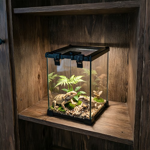 Glass rainforest vivarium - rainforest,
