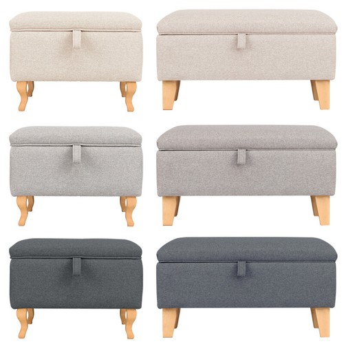 Rectangular storage footstool - rectangular,