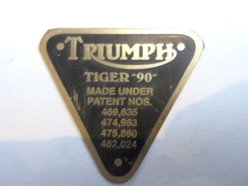 Nameplate sign triumph - sign,
