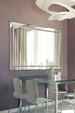 Extra Large Mirror Venetian Modern Big Wall Bargain 4Ft6 X 3Ft6 137cm X 108cm