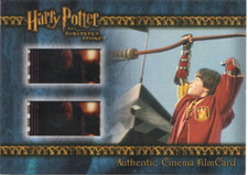 Harry Potter Sorcerer's Stone Cinema Film Cel Harry playing Quidditch #131/397