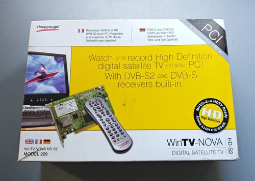 Hauppauge wintv nova pci - hauppauge, wintv-nova-hd-s2