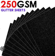 A4 Glitter Card Coloured Premium Quality Low Non Shed 250gsm Crafts Mixed