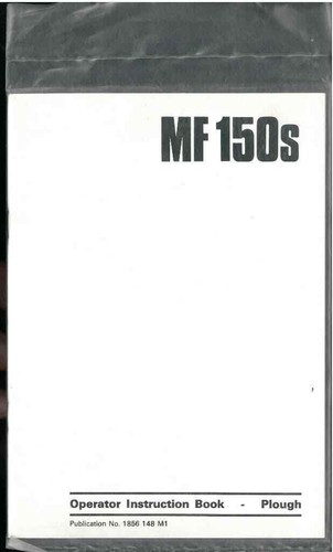 Massey ferguson mf150s plough - ferguson,