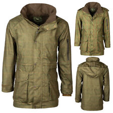 Men's Shooting Jacket Tweed Print Waterproof Hunting Coat 2 Colours Rydale
