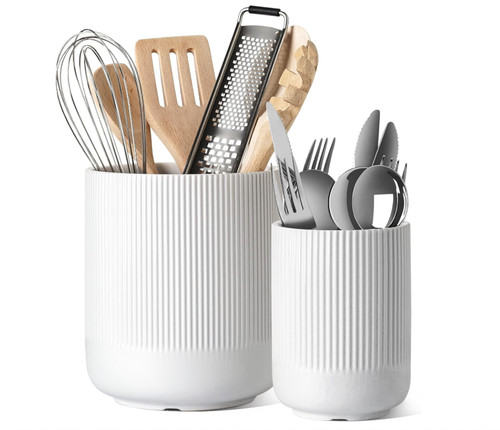 Ceramic utensil holder - ceramic,
