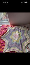 Crochet star design throw - star,