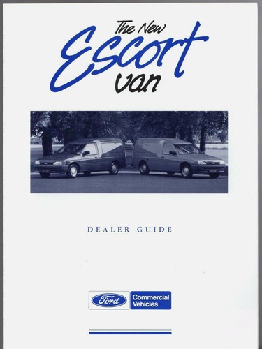 Ford escort van mk5 dealer - ford,