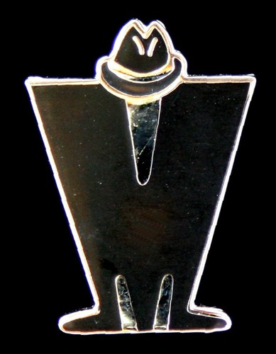 Madness enamel badge - madness, "m"
