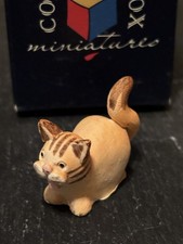 Peter Fagan Colour Box Crouching Cat Ginger HS092 Home Sweet Home Cat Boxed