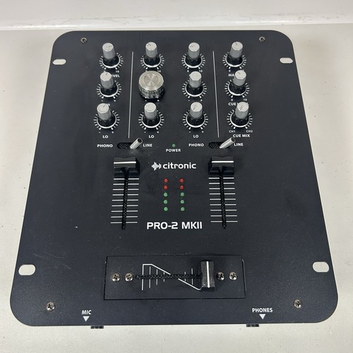 Citronic pro mkii - mkii, 2-channel
