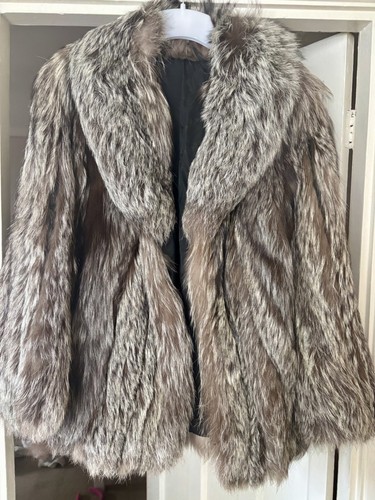 Gorgeous real silver fox coat - ,