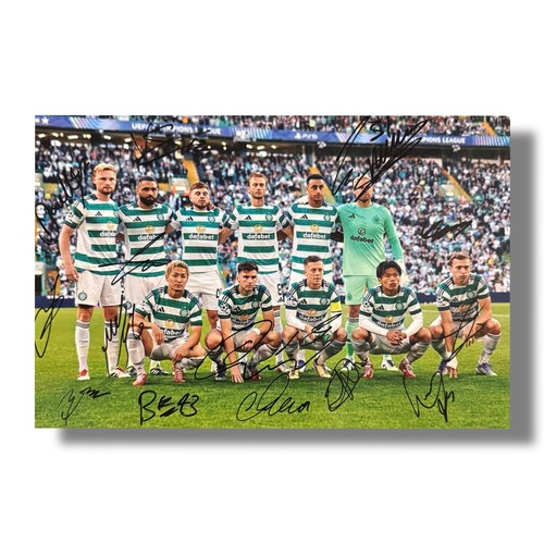 Signed celtic team - signed, a4