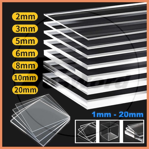 Clear acrylics sheets cut - sheets, to