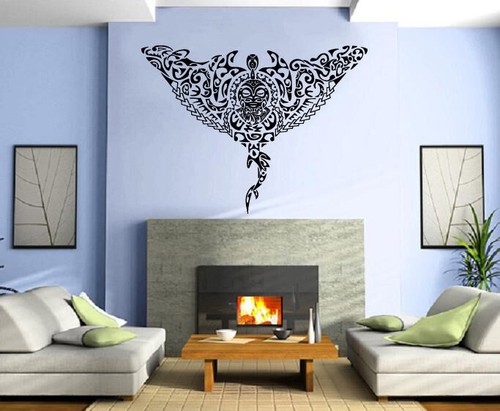 Tribal manta ray ocean marine - tribal,