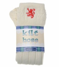 WB Socks Men's Lion Embroidered Kilt Hose