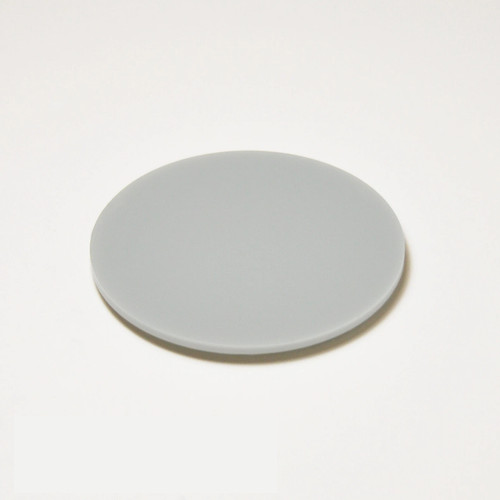 Grey plastic disc - l,
