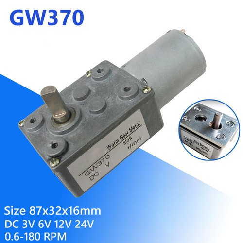 Turbo worm gear motor gw370 - motor,