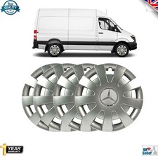 16" Wheel Trim Hub Cap Trim 4x Fits Mercedes Sprinter 2000 to 2024 9064000125