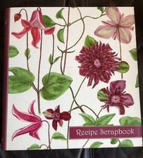 Royal Horticultural Society RHS Large Hard Backed Recipe Scrapbook Folder File