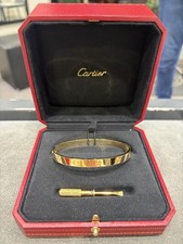 18k Yellow Gold Cartier Love Bracelet Size 20,with Original Box And Papers. 2025