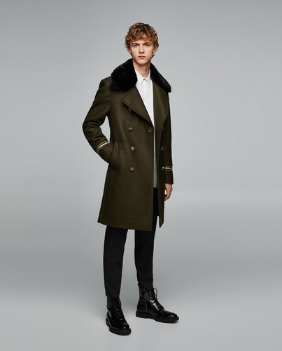 Zara man khaki - man, military