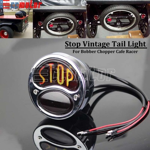 Chrome vintage stop tail - chrome,
