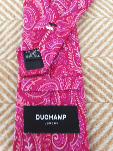 Duchamp silk tie - silk, 8cm