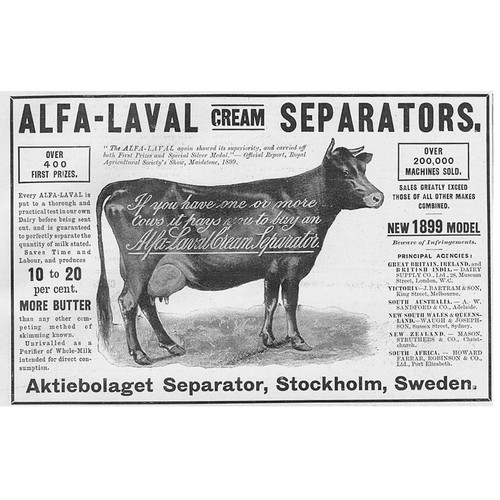 Alfa laval cream - alfa-laval, separators