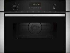 NEFF C1AMG84N0B COMPACT MICROWAVE OVEN BLACK W/ STEEL