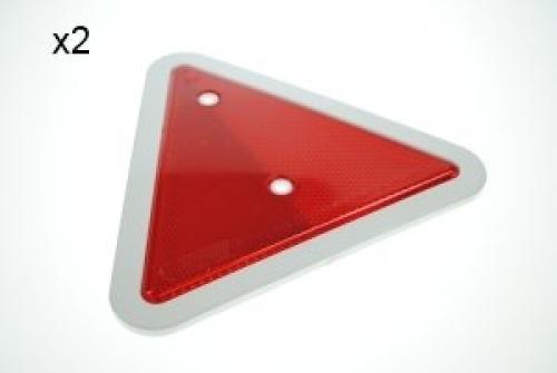 Red triangle reflectors - reflectors, for