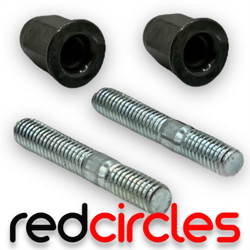Pit bike exhaust stud set - exhaust,