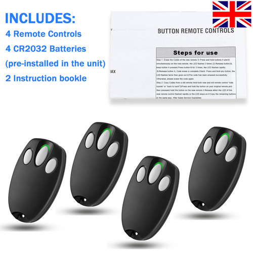 4pcs garage door remote - garage, for