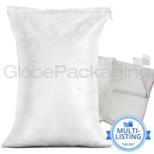 STRONG WOVEN POLYPROPYLENE SACKS BAGS - BUILDER / FOOD / WASTE - 22x36" ALL QTYS