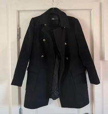 Zara Black Military Winter