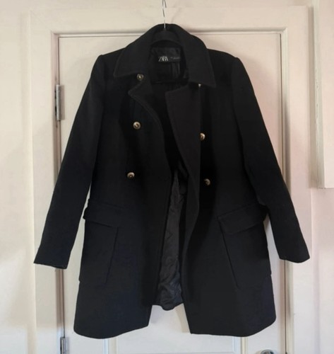 Zara black military - military, winter