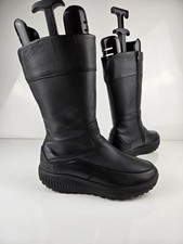 Skechers 'Shape Ups' Womens Black Boots ZipUp Excellent Condition UK7 Winter